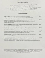 Asian Pho Bistro menu
