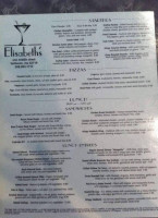 Elisabeth's menu