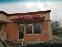 Kristin Donuts outside