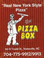 Pizza Box menu