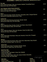 Red Buffalo Brewing Co. menu