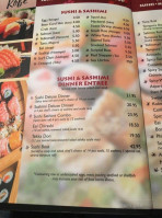 Kobe Asian Cuisine Grill Sushi menu