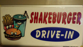 Shakeburger Drive-in menu