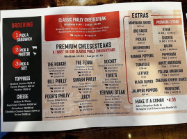 Geo's Philly Steak Grill menu