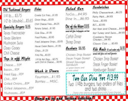 45 North Diner menu