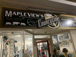 Maple View's County Line Creamery inside