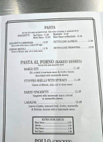 Nonno's Kitchen Grill menu