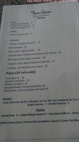 Café Tizón menu