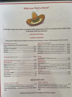 La Villa Mexican Food menu