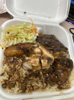 Classic Jamaican Jerk Stop food
