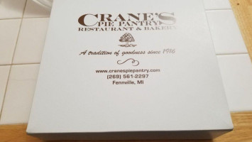 Crane's Pie Pantry food