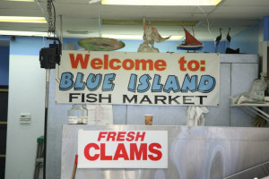 Blue Island Fish Market food