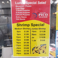 Pico Seafood food