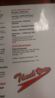 Lil D's menu