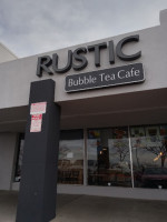 Rustic Bubble Tea Cafe outside