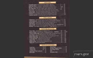 Hennings Tasty Indian Bistro menu