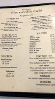 Olivas Mexican menu