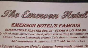 Emerson Restaurant Bar food