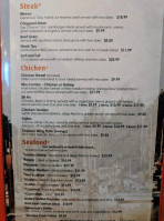 City Grille menu