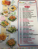 Golden China menu