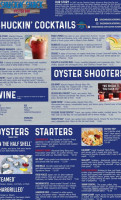 Shuckin' Shack Oyster menu