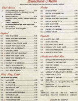 Lotus Chinese menu