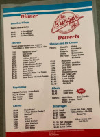 Burger Hut menu
