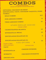 Ay Jalisco Mexican menu