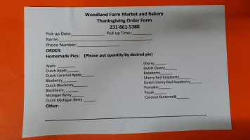 Woodland Farm Market food