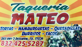 Taqueria Mateo food