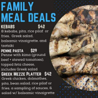 Meat And Greek Truck menu