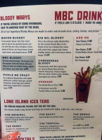 Milwaukee Burger Company menu