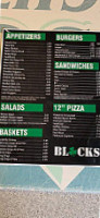 Captain Black's Grill menu
