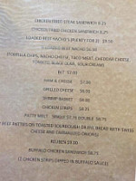 Hiawathas First Street Bar menu