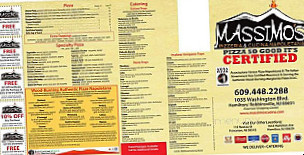 Massimo's Restaurant menu