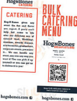 Hog N Bones menu