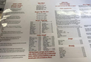 Abby Lane Gourmet Burgers And Other Stuff menu
