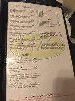 Kati Thai Cuisine menu