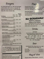 Panjo's Pizza Pasta menu