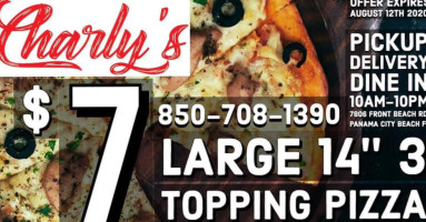Charly's Pizza food