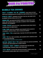 The Jerk Truck menu