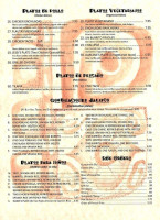 Jalisco Mexican menu