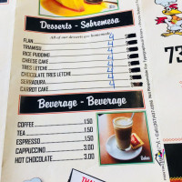 Hamilton Barbecue And Restaurant menu