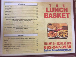 Lunch Basket Express menu