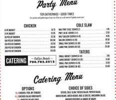 Mr. Cee's Diner menu