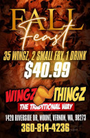 Wingz Thingz menu
