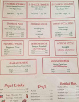 T J's Zesty Italian menu