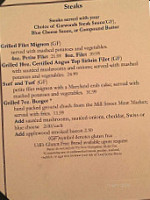 Garwoods menu