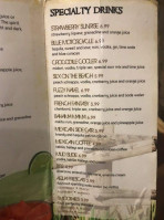 Zalsa's Taco Shop menu