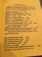 Fish River Grill #3 menu